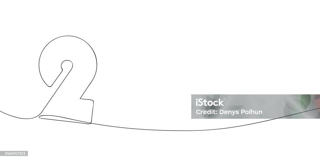 2 Line Image Two Symbol One Line Stock Illustration - Download Image Now - Alphabet ...