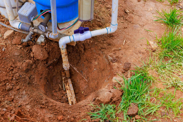 istock An artesian well pump that provides water to a private house requires maintenance 2160348256