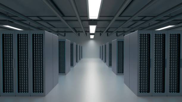 istock 3d rendering of data center with rack-mount servers 2160350276