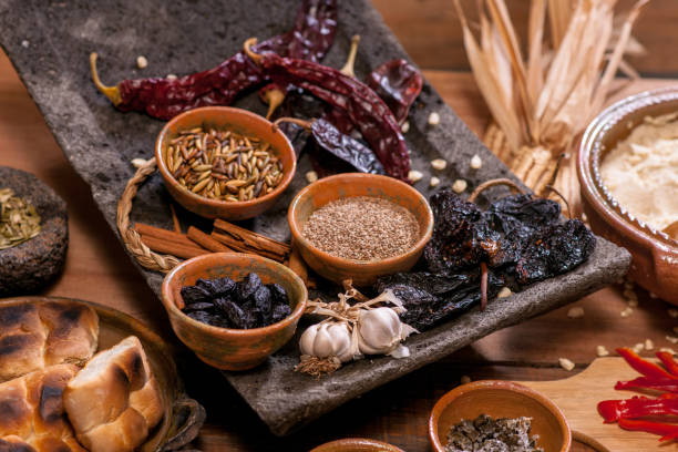 istock Organic ingredients for making corn tamales. 2160350305