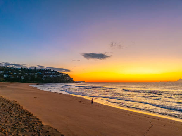 istock Northern Beaches Sunrise at the seaside with rain clouds 2160354238