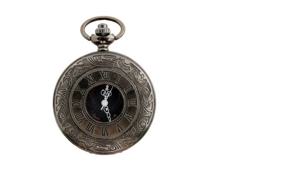 istock Antique Pocket Watch Classic Elegance and Timeless Style. Copy space. 2160355866
