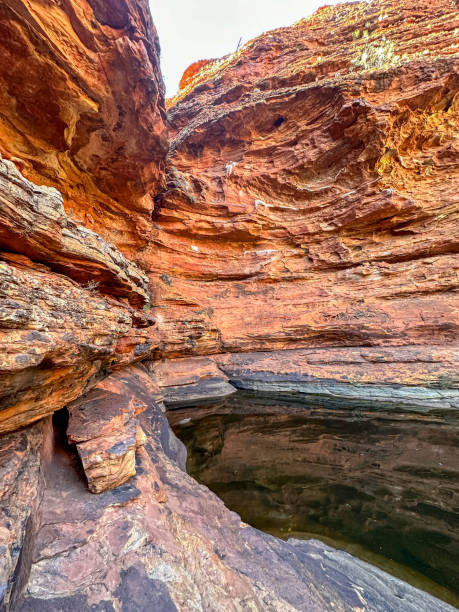 istock Waterhole in a sandstone rock formation in the Red centre 2160365815