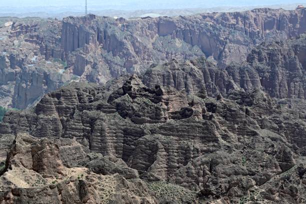 istock Gansu Jingtai Yellow River Stone Forest national Geopark 2160367481