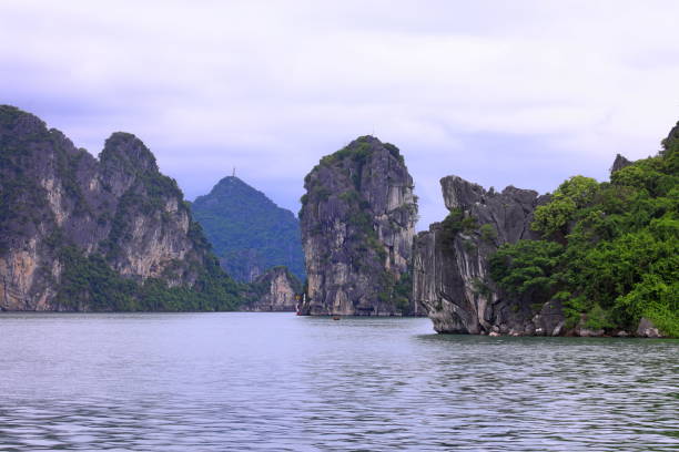istock Ha Long Bay, limestone islands at Thanh pho Ha Long, Quang Ninh, 2160369464