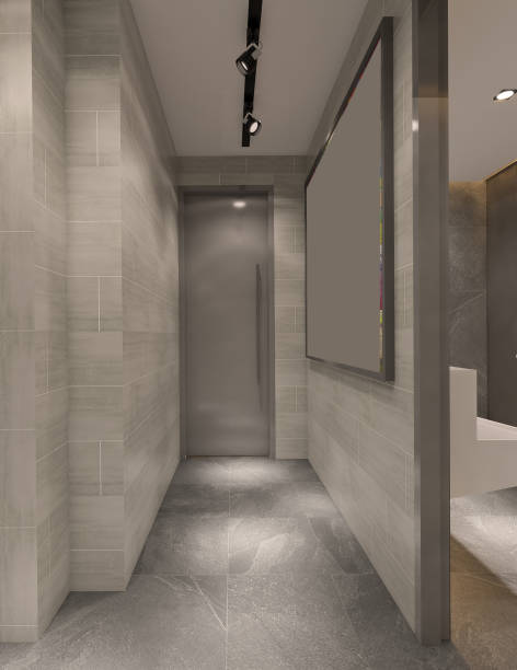 istock Wall Decor Delights Enhancing Your Bathroom with Creative Decoration 2160382510