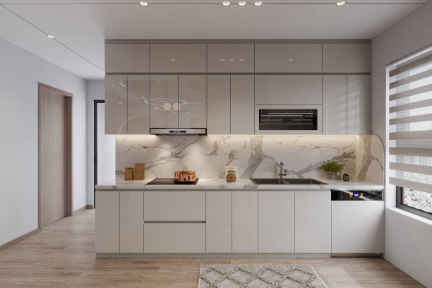 istock A Graceful White Kitchen Interior Design and Modern Touches 2160384999
