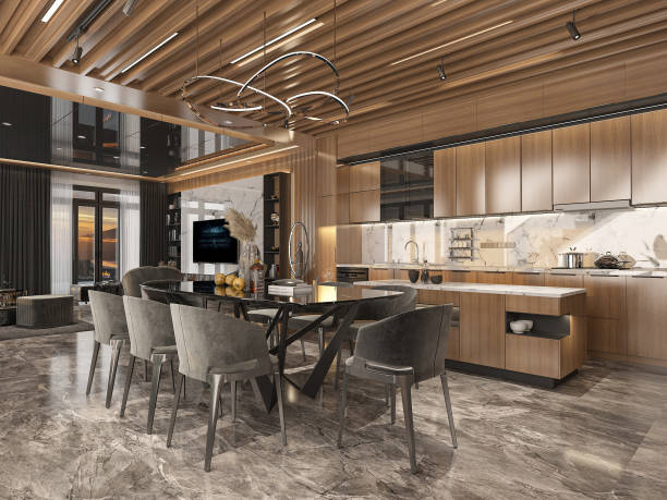 istock A Kitchen That's the Epitome of Style and Sophistication and dining room 2160385769