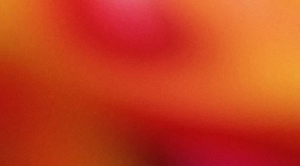 Blurred abstract orange red noise texture background gradient matte frosted glass effect banner with blank space