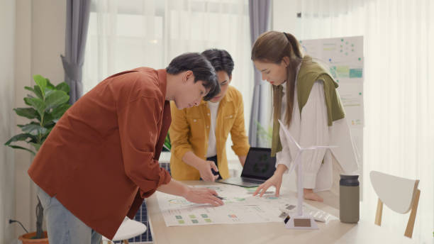 Team Collaboration on ESG Initiatives and Sustainable Practices.