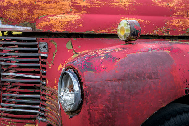 istock Vintage Red Pickup Truck 2160391000