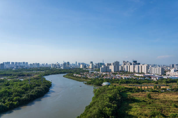 istock View of Ho Chi Minh City centre from District 7 2160401497