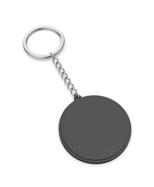 istock Blank Metal, Key Ring, Silver, Cut Out, Luggage Tag. 2160411866