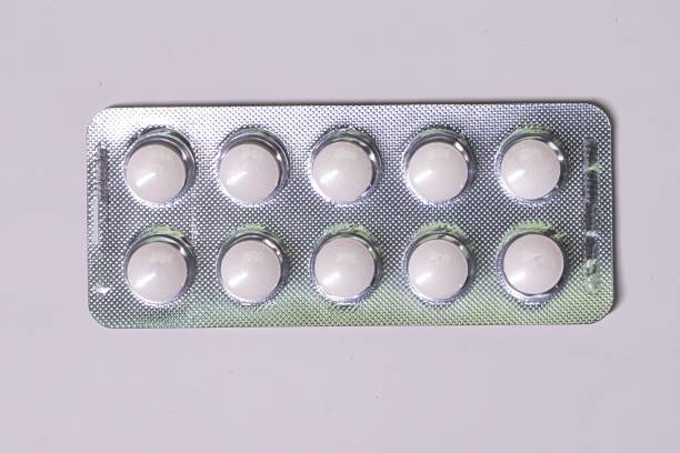 istock Full Blister Pack of White Pills 2160424107