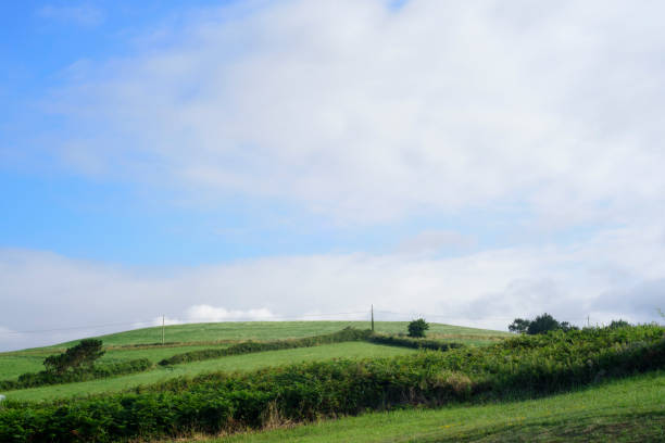 Green hill in Asturias