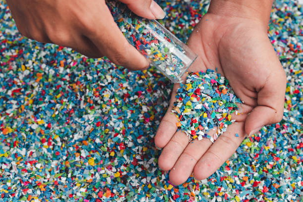 istock Produced from polymer plastic pellet factory. Petrochemical process for producing plastic pellet. Compound bead. polymerase chain reaction. 2160430344