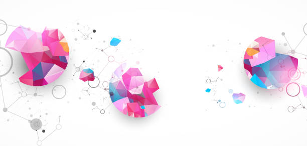 istock Geometric abstract background with connected line and dots. Futuristic digital background for science and technology. Hand drawn. 2160440001