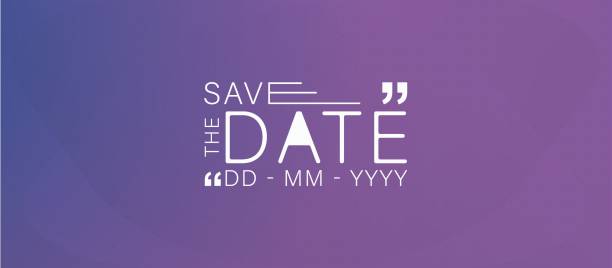 istock Save the date banner. Can be used for business, marketing and advertising 2160444170