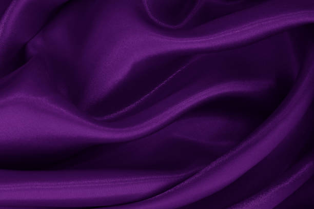 istock Purple fabric cloth texture for background and design art work, beautiful crumpled pattern of silk or linen. 2160446766