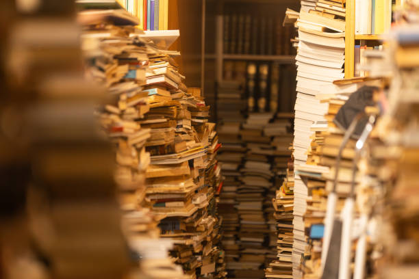 istock A bookcase filled with books is shown in a close up 2160449106