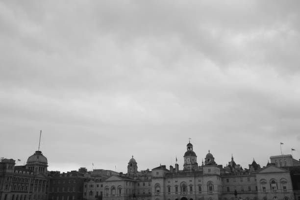 architectural building with windows in London on a walk