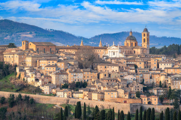istock Urbino, Italy Historic Walled City 2160453821