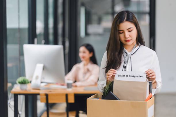 istock Employee Resigning and Packing Personal Items. 2160453924