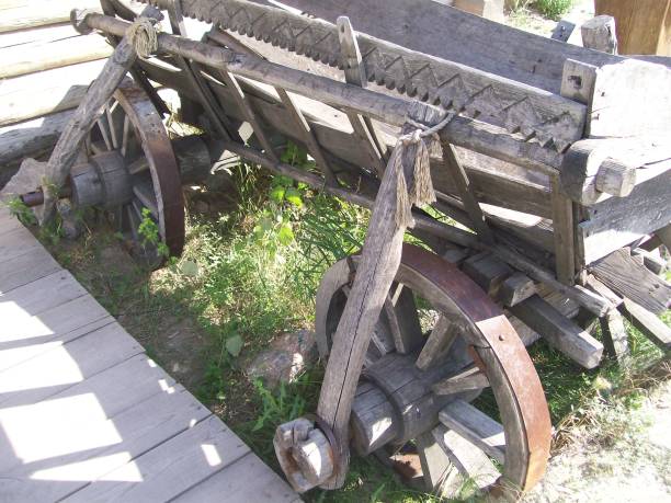 istock cart, horse carriage. 2160454653