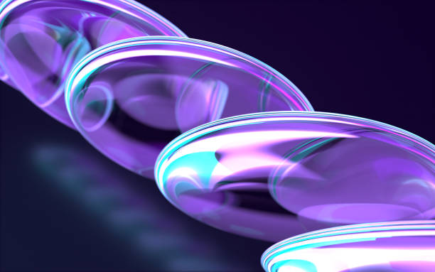 istock 3D illustration of rainbow-colored lenses 2160455968