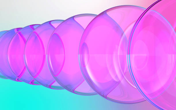 istock 3D illustration of rainbow-colored lenses 2160455993