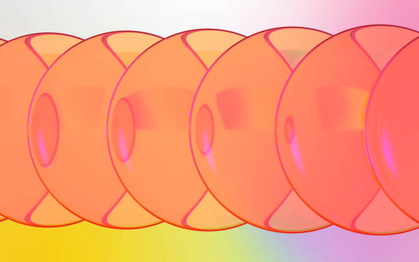 Beautiful layered lens abstract