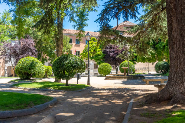 istock Public park, Plaza de la Merced, in Segovia 2160461242