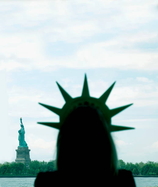 istock Crown and Statue of Liberty 2160461292