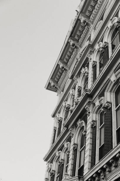 istock Small Town Charm - Black and White 2160461588
