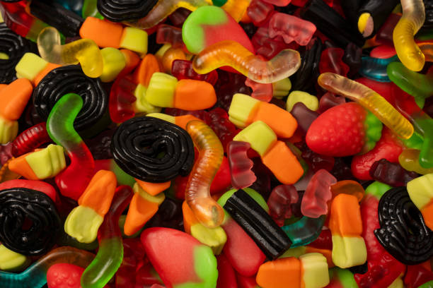 istock Assorted colorful gummy candies. Jelly  sweets. 2160465390