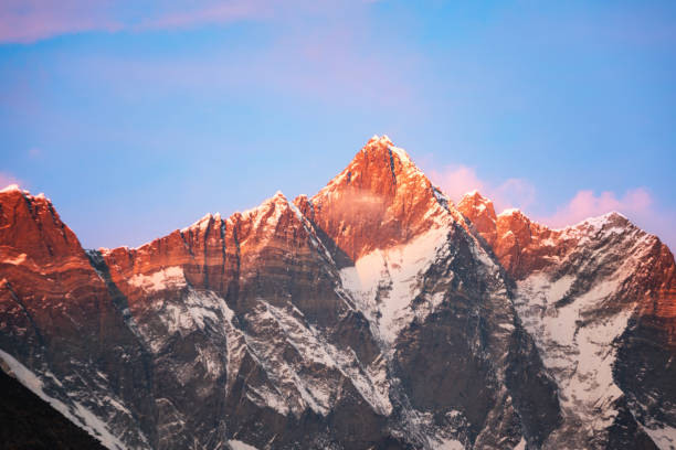 istock The sunrise of Lhotse 2160472852