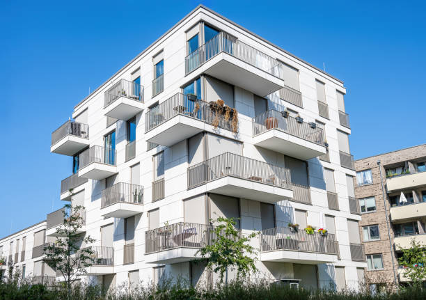 istock Modern multi-family apartment building 2160472976