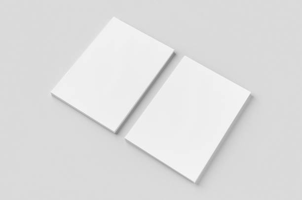istock Cv, resume, letterhead, invoice mockup. Stack of A4 papers on a grey background. 2160475404