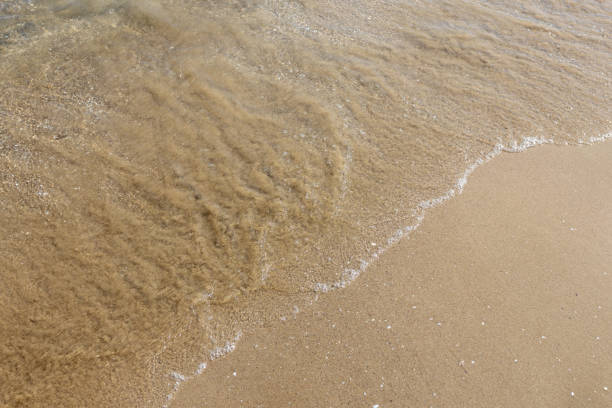 istock Blue ocean wave on sandy beach. Nature Background, summer time 2160475677