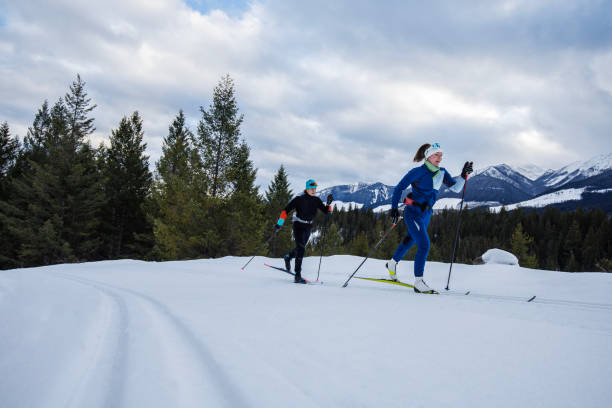 istock Cross-Country Skiing Diagonal Stride 2160475765