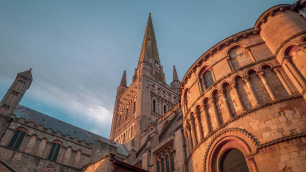 istock Norwich Cathedral in the golden evening sun 2160480755