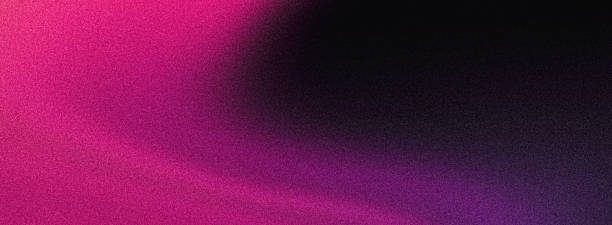 istock Grainy magenta pink purple black noisy background, dark vibrant color gradient banner backdrop design 2160481068