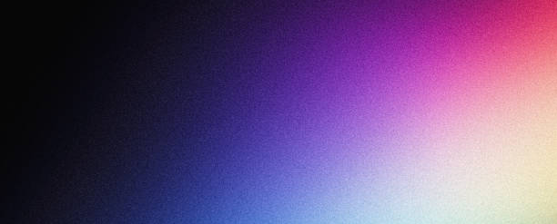 istock Dark vibrant grainy background, blue purple pink yellow glowing color gradient, abstract noise texture banner poster cover header backdrop design 2160481078