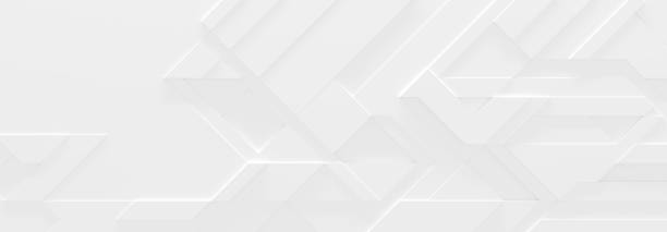 istock Wide White Business Style Background With Copy Space (Website Header) (3D Illustration) 2160481591