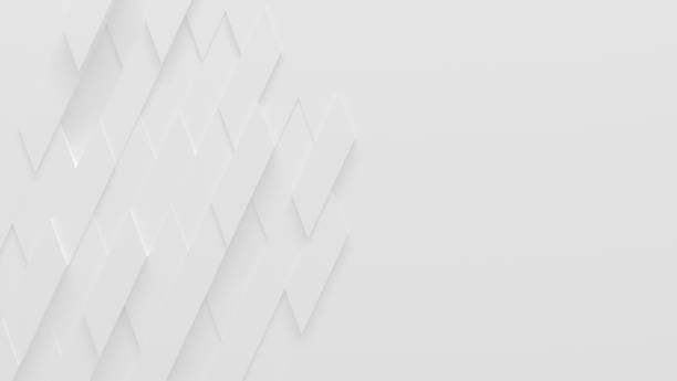 istock White Business Style Geometrical Background with Copy Space (3D Illustration) 2160484076