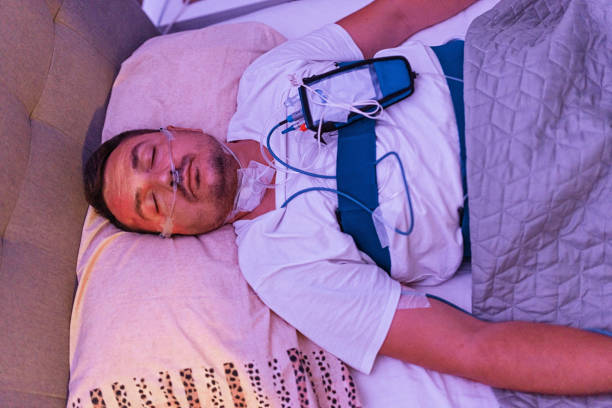 istock Man Being Tested for Sleep Apnea 2160485212
