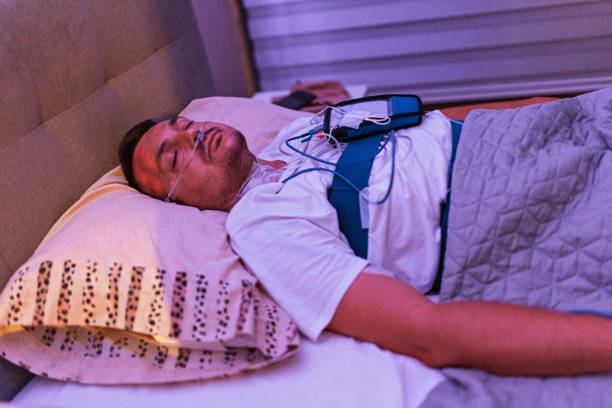 istock Man Being Tested for Sleep Apnea 2160485215
