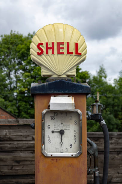 Retro oil dispenser,isolated on white background with clipping path.