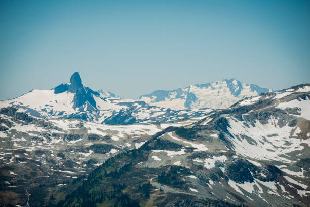 Snowcapped capped mountains and glacier, Black Tusk mountain