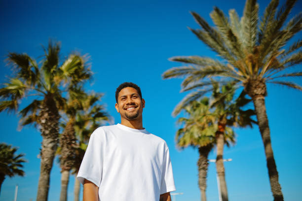 istock Young man portrait in Barcelona 2160504930